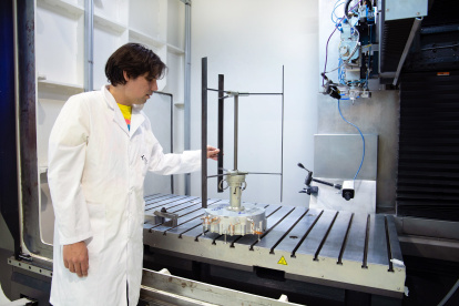 Un prototipo de turbina eólica, diseñado por el centro tecnológico vasco Tekniker para actuar en las difíciles condiciones ambientales de Marte, acerca la posibilidad de utilizar el viento del planeta rojo como generador de energía eléctrica en futuras misiones de exploración espacial. EFE/Tekniker/SOLO USO EDITORIAL/SOLO DISPONIBLE PARA ILUSTRAR LA NOTICIA QUE ACOMPAÑA (CRÉDITO OBLIGATORIO).