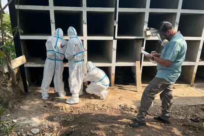 Cuerpos. Los congeladores del laboratorio de Criminalística tienen capacidad para 200 cadáveres. Los cuerpos de 2023 yacen allí.