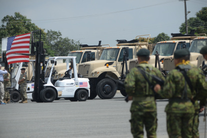 Acción. Representantes de Estados Unidos enfatizaron que la donación realizada este jueves 25 de enero es la primera de otras más que vendrán en el futuro.