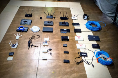 Artículos incautados en la cárcel de Cotopaxi