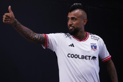 El futbolista chileno Arturo Vidal fue registrado el pasado 23 de enero, durante su presentación como nuevo jugador del club Colo Colo, en Santiago de Chile.