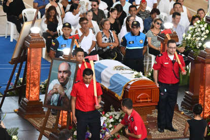 Velorio del alcalde de Manta, Agustín Intriago.