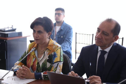 La canciller Sommerfeld destacó la cooperación internacional, durante su comparecencia en la Asamblea