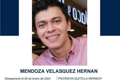 Hernán Mendoza tiene 30 años y fue visto en La Kennedy, en el momento de su desaparición.