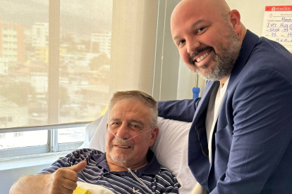 El DT Ever Hugo Almeida recibió la visita de Miguel Ángel Loor, presidente de la LigaPro.