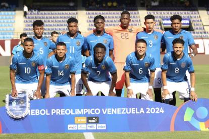 Ecuador vs. Brasil en la fecha 4 del Preolímpico Sudamericano Sub-23