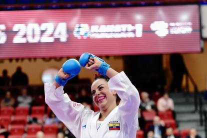 La karateca ecuatoriana Jaqueline Factos terminó quinta en la Premier 1 League de París