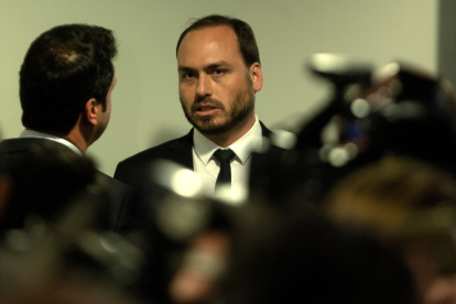 Carlos Bolsonaro, hijo del expresidente de Brasil, Jair Bolsonaro.