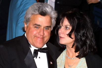 jJay Leno y su esposa Mavi llevan 43 años de casados.
