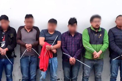 Los detenidos fueron puestos a órdenes de las autoridades competentes.