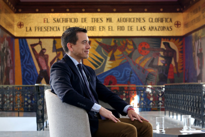 El presidente repitió la frase en una entrevista desde el Palacion de Carondelet.