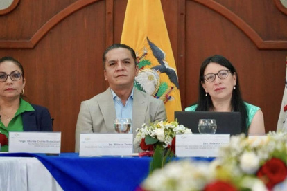 Cargo. Wilman Terán fue presidente del Consejo de la Judicatura en 2023, hoy está detenido por el caso Metástasis.