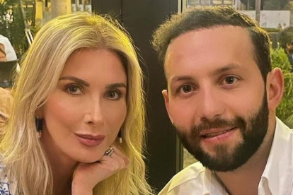 Soledad Diab con su nuevo amor.