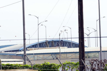 Resguardo. En la cárcel Regional se registró el paso de militares en el techo de la infraestructura durante la última semana.