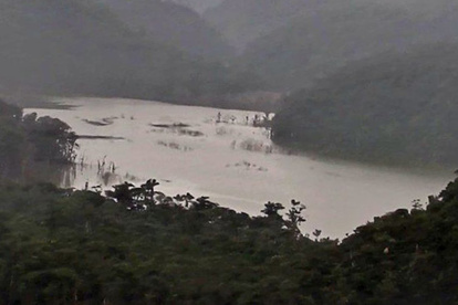 Medida. Vista de la zona afectada, se ha impedido el paso por precaución.