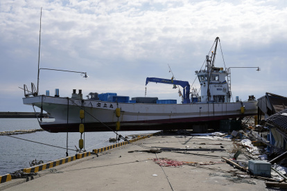 Suzu. La alerta, acompañada de una orden de evacuación, ayudó a que muchos ciudadanos se salvaran.