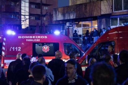 Violencia en el exterior de un estadio en el fútbol de Portugal