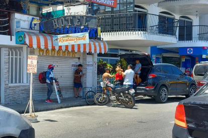 Salinas. El sitio donde se produjo el crimen se mantiene cerrado.