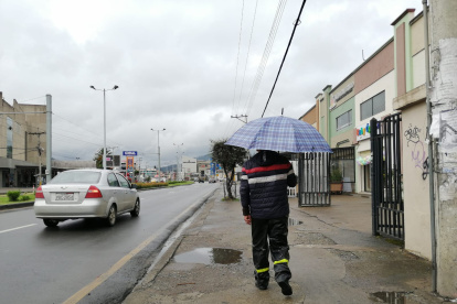 Cuenca registra tercer día de lluvias este lunes 5 de febrero.