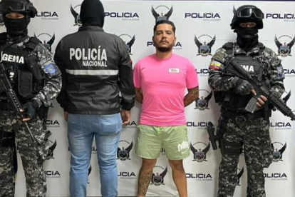 Alacrán Junior fue detenido en Guayaquil, según la Policía Nacional del Ecuador