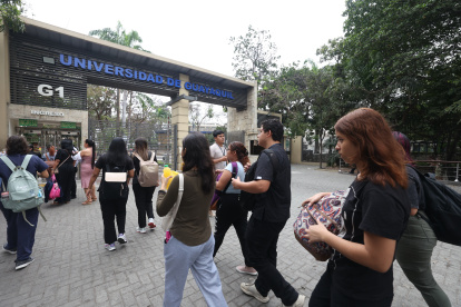 Demanda. Históricamente, un promedio de 62.000 estudiantes se registran en la plataforma de la UG.