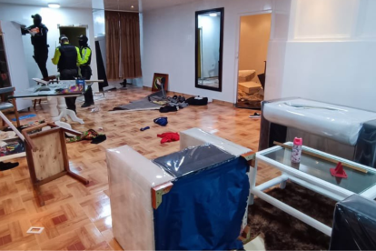 Las autoridades desmantelaron todo el sitio.