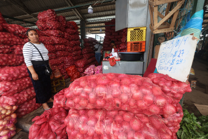 Guayaquil.- Un local del mercado mayoristas, en Montebello, en Guayaquil.