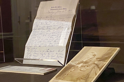 Más de un centenar de cartas de Georgina Hogarth han salido a la luz esta semana en Londres,