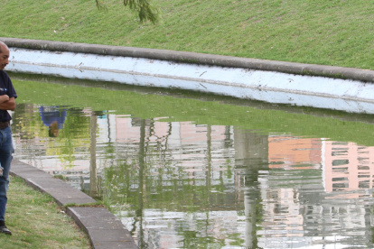 La Alameda. Vecinos del sector aseguran que el parque y la laguna están descuidados y con mucha basura.
