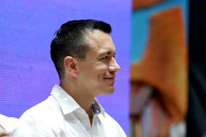 Daniel Noboa en una foto de archivo en Los Ríos.