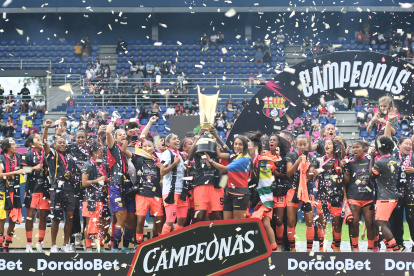 Barcelona es la reciente campeona de la Superliga femenina