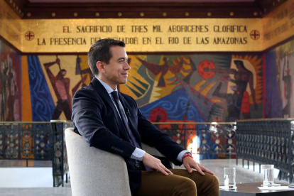 El presidente de la República, Daniel Noboa.