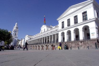 Quito.- El palacio de Carondelet, la sede del Gobierno de Ecuador.