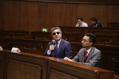 El vocal Fausto Murillo durante el inicio de la etapa de recepción de pruebas testimoniales.