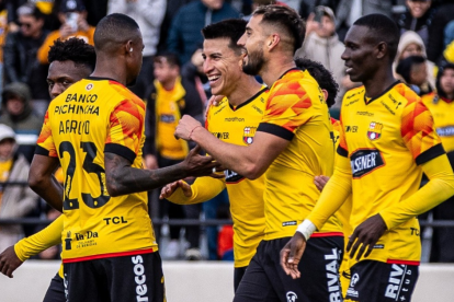 Jugadores de Barcelona SC.