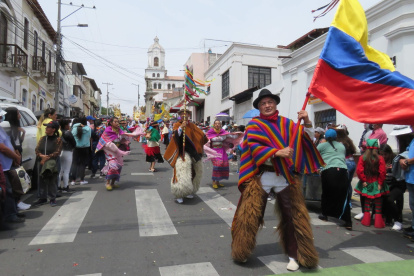 Riobamba. El carnaval es el tiempo del reencuentro y hay que celebrar.