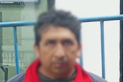 Franklin Geovanny, quien tenía una orden de captura en su contra por el delito de desaparición  involuntaria