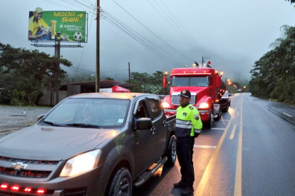 Los deslizamientos de tierra son producto de las lluvias.