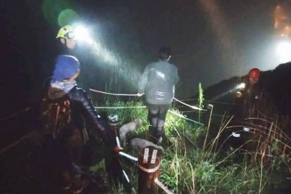 Excursión. Los turistas no contaban con el equipo necesario