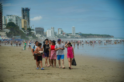 Manabí. Una alta demanda de turistas recibieron las playas.
