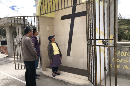 En el lugar donde suponen apareció la Santísima Cruz construyeron un oratorio