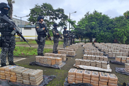 Antinarcóticos. Los militares hicieron un megaoperativo en Los Ríos.