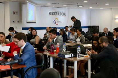 Diligencia. El juicio se realiza en la Corte Provincial de Pichincha.