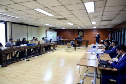 Audiencia. En la Corte Nacional de Justicia se realiza la audiencia preparatoria de juicio.