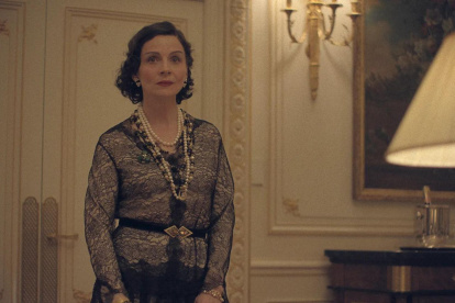 Coco Chanel (Binoche) en The New Look