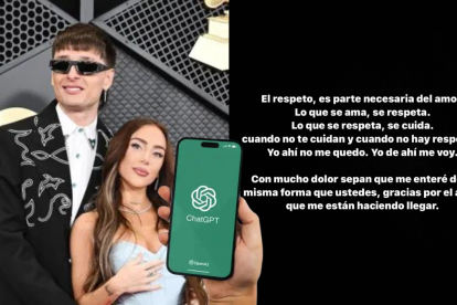 Especulan que Nicki Nicole le pidió a la IA escribir el mensaje sobre la infidelidad de Peso Pluma