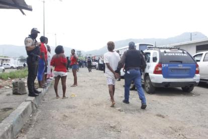 Uniformados policiales y de las Fuerzas Armadas trabajaron en conjunto en este sector de Guayaquil.