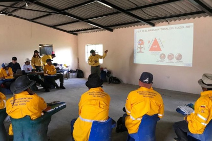 Son 18 personas que formarán parte de estas brigadas comunitarias que cuidarán del páramo