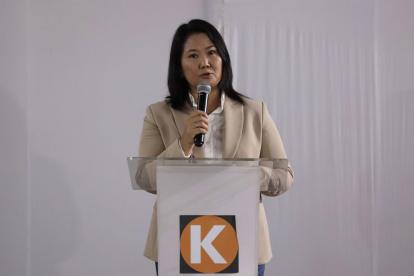 La líder política Keiko Fujimori, en una fotografía de archivo.