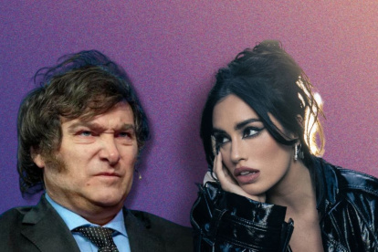 Javier Milei y Lali Espósito.